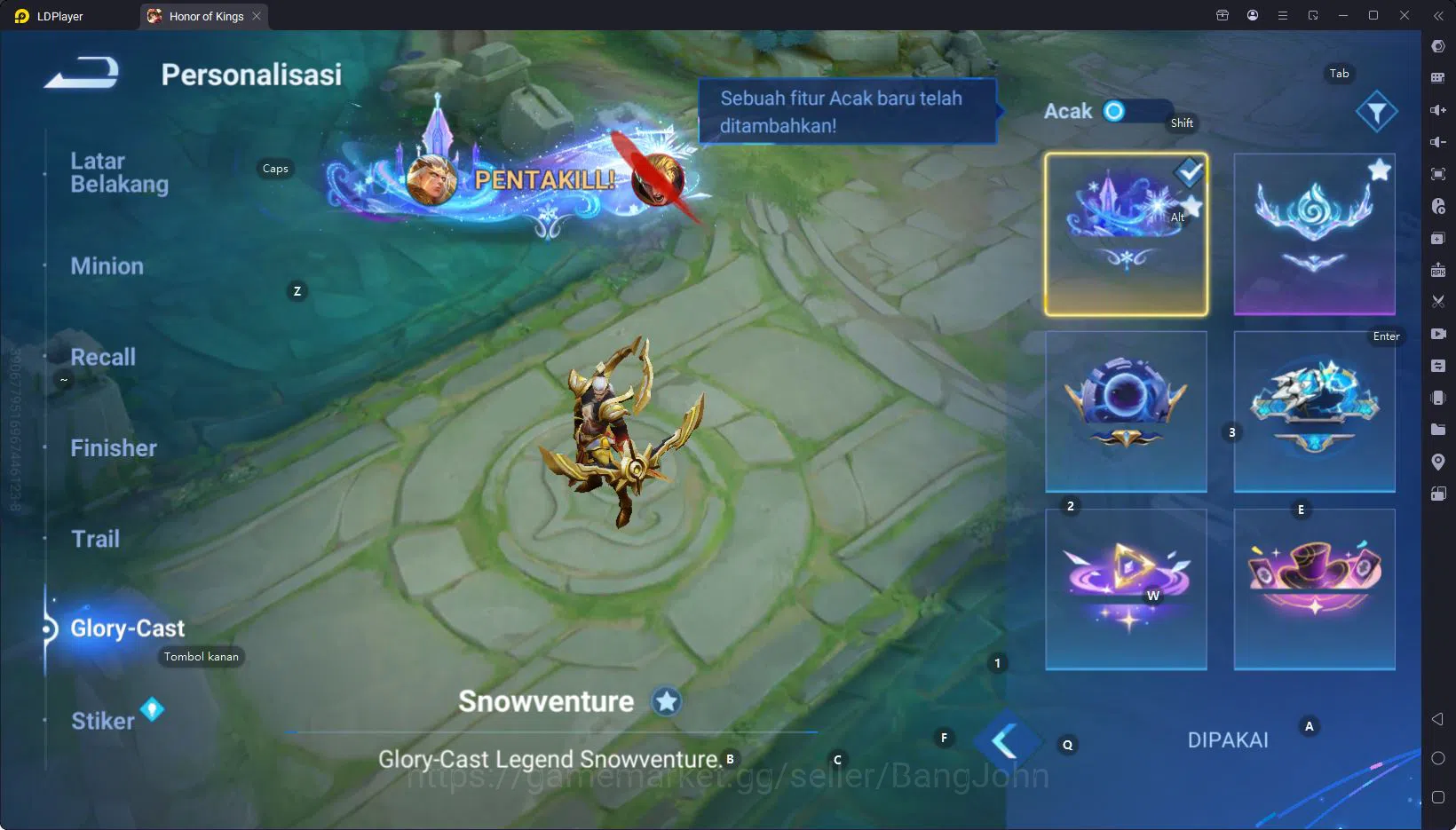 Honor of Kings Accounts Others GLOBAL|HERO 112,SKIN 153,wukong Legend,LadySun Legend,Good Acc skin Event/Limited cek ss for 10