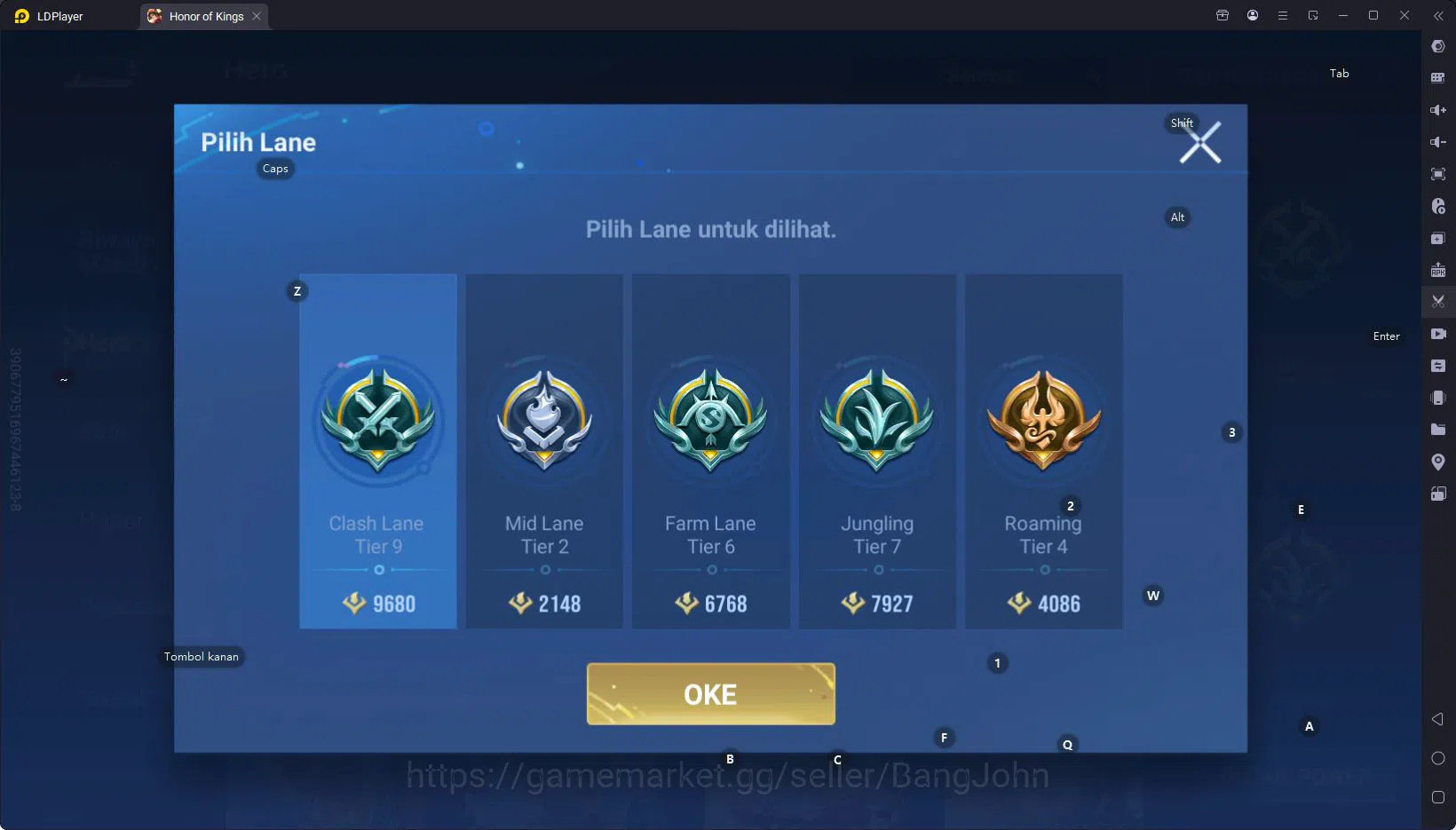 Honor of Kings Accounts Others GLOBAL|HERO 112,SKIN 153,wukong Legend,LadySun Legend,Good Acc skin Event/Limited cek ss for 3