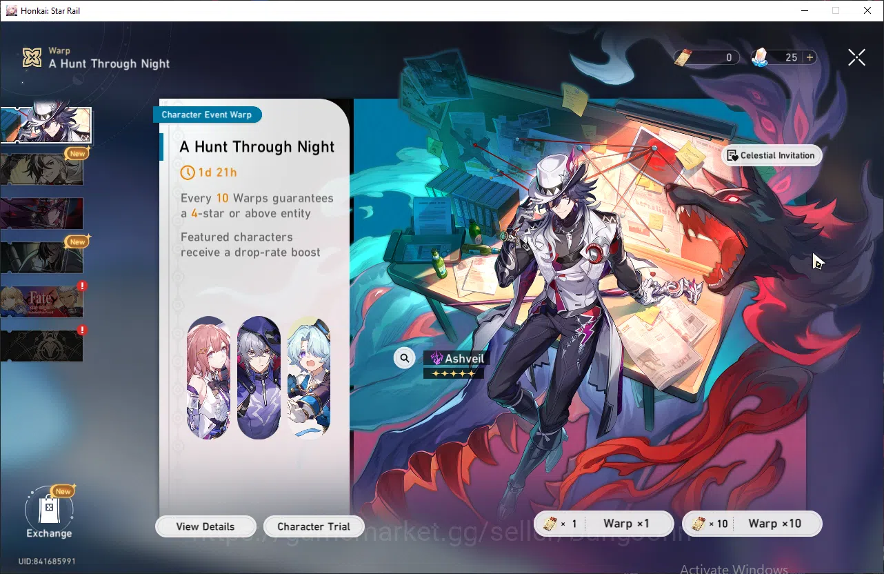 Honkai Star Rail Accounts ASIA | TL60 | Mid Game | 6 Lim | Ashveil E3+LC, Da image 11