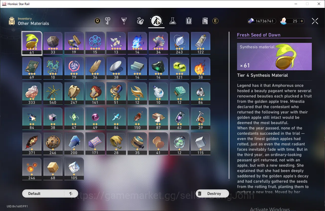 Honkai Star Rail Accounts ASIA | TL60 | Mid Game | 6 Lim | Ashveil E3+LC, Da image 7