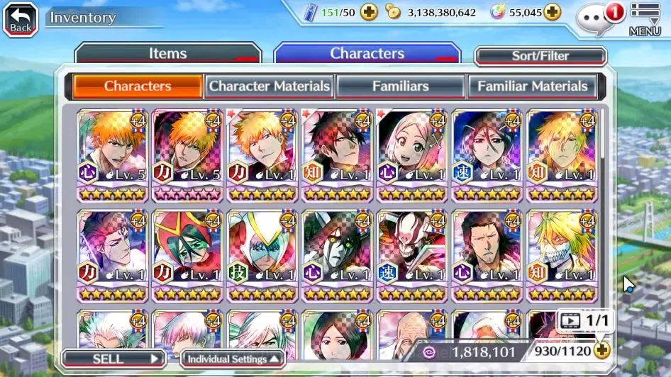 Bleach: Brave Souls Accounts [GLOBAL]55K Orb|2 Renewd Ichigo,TYBW25 Yachiru,10t image 11
