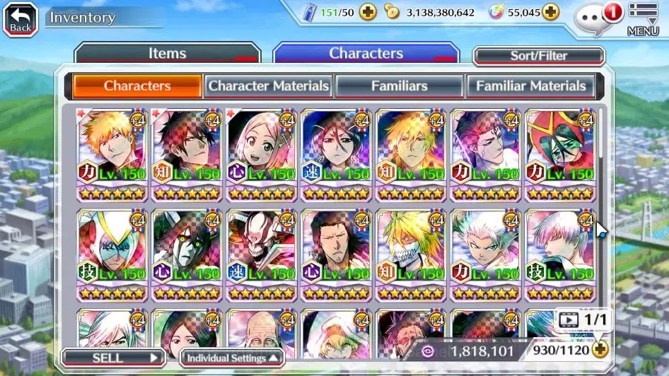 Bleach: Brave Souls Accounts [GLOBAL]55K Orb|2 Renewd Ichigo,TYBW25 Yachiru,10t image 9