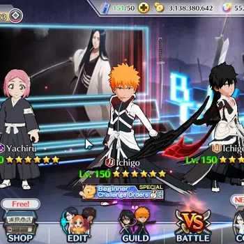 Bleach: Brave Souls High-End [GLOBAL]55K Orb|2 Renewd Ichigo,TYBW25 Yachiru,10t image 1