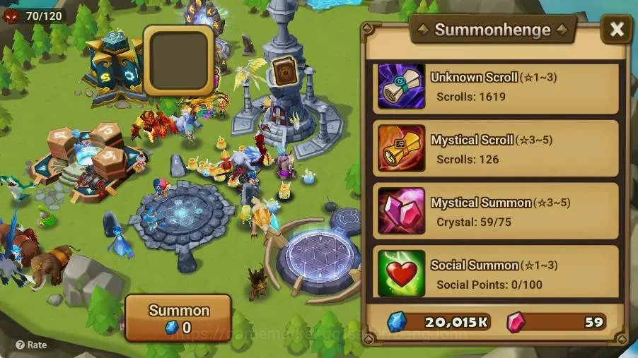 Summoners War: Sky Arena Accounts Starter GLOBAL | NB 5 TESHAR,Starter Gacha 115 12Y+160 11Y Scrool, 3 Legendary All 5