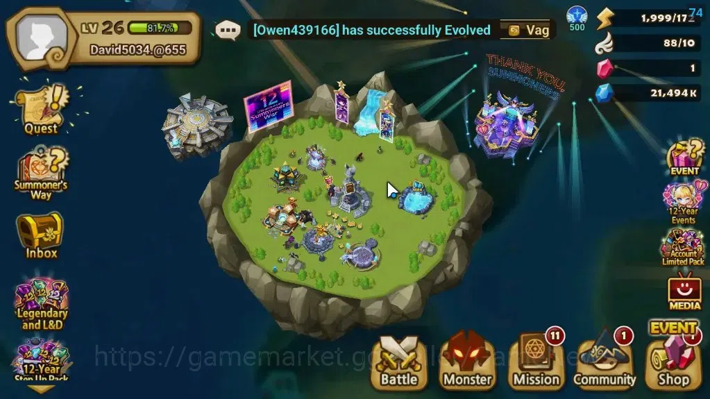 Summoners War: Sky Arena Accounts ASIA|Lv 26|Ready Gacha|99 12-YSC + 160 11-YSC + 3 image 1