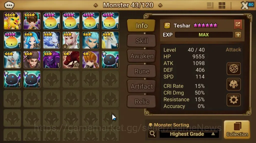 Summoners War: Sky Arena Accounts ASIA|Lv 26|Ready Gacha|99 12-YSC + 160 11-YSC + 3 image 11