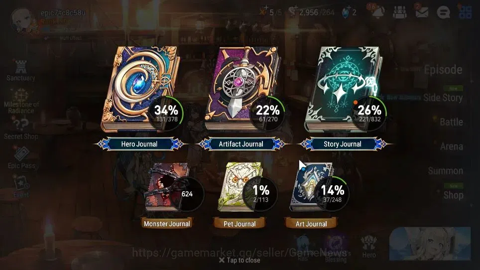 Epic Seven Accounts GLOBAL Unverif|10 ML(Salome,Belian,LH Cermia,Etc)+ image 3