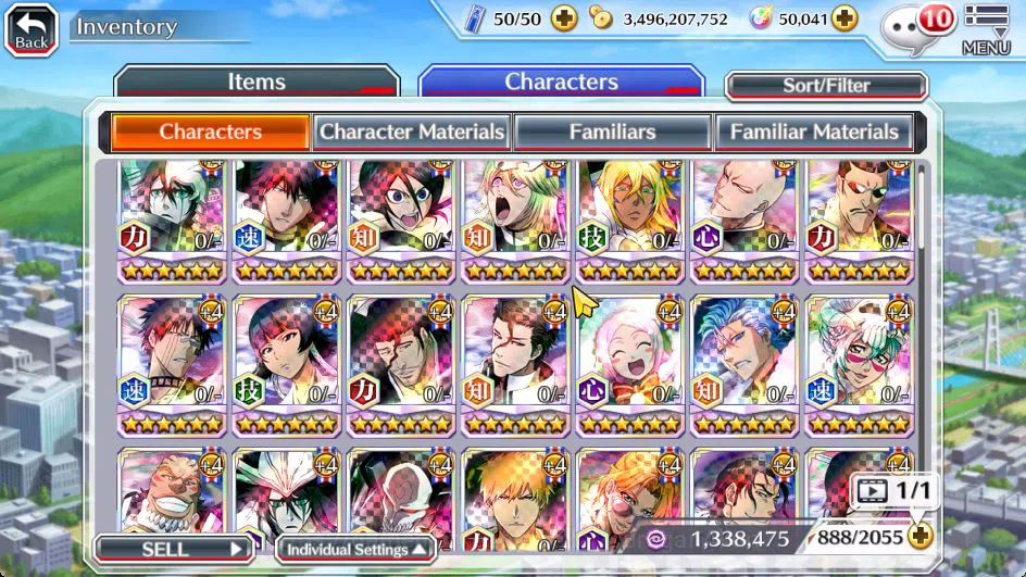 Bleach: Brave Souls Accounts [GLOBAL]50K Orb|Rukia 10th Anniv,Halibel Cacao,Nel image 6