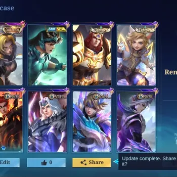 Mobile Legends: Bang Bang Accounts Collector Global|202 Skin|Renowned|Chou SaintSaiya,DragonTamer Valir Lancelot Kimmy
