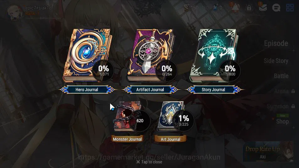 Epic Seven Accounts Global Unverif | Fresh Starter | Low Progress | 1  image 3