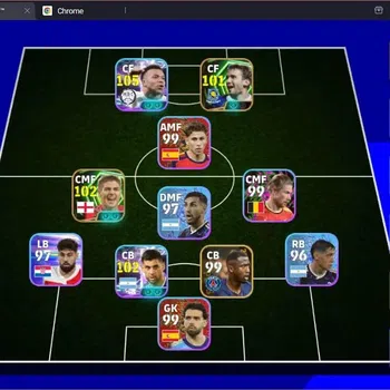 eFootball Accounts Legends & Iconic Players Mobile |PW 3096|Epic Gerrard, Shevchenko|Showtime Mbappe, Messi(RWF 97, 83