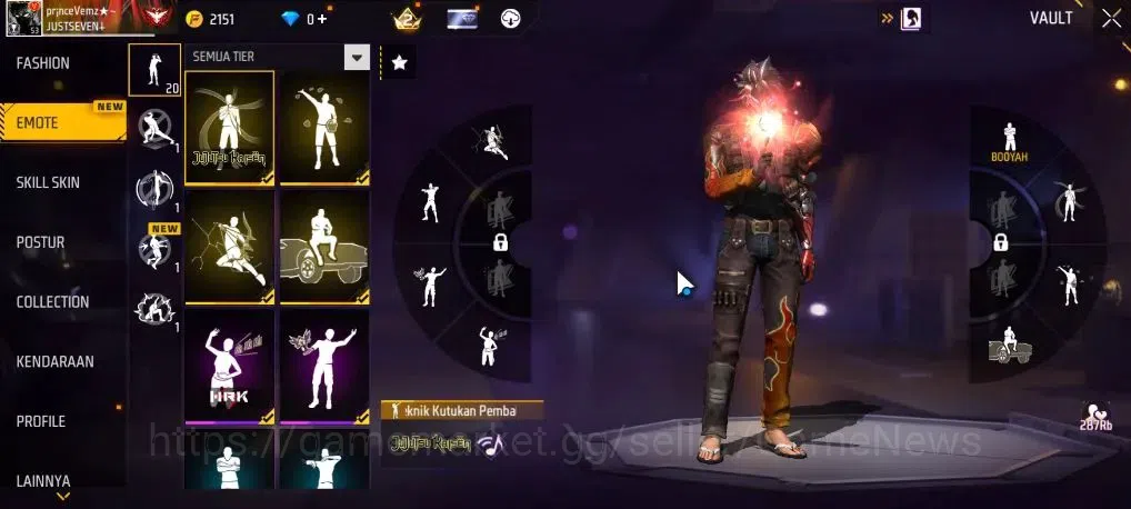 Free Fire Accounts Indonesia | M1887 Mamba Gnaw | Scar megalodon Alph image 10