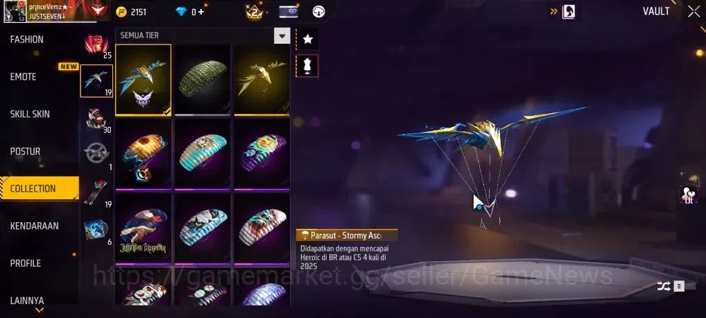 Free Fire Accounts Indonesia | M1887 Mamba Gnaw | Scar megalodon Alph image 12