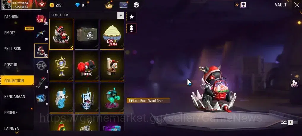 Free Fire Accounts Indonesia | M1887 Mamba Gnaw | Scar megalodon Alph image 13