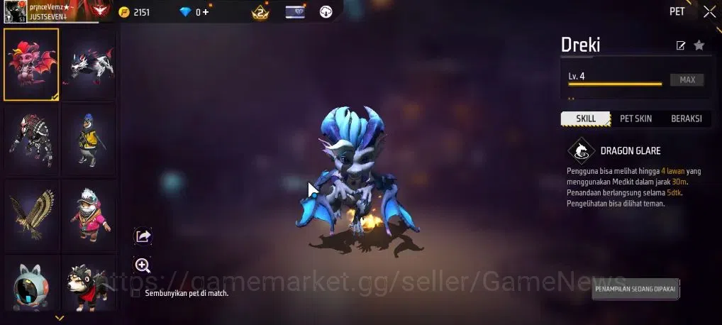 Free Fire Accounts Indonesia | M1887 Mamba Gnaw | Scar megalodon Alph image 17