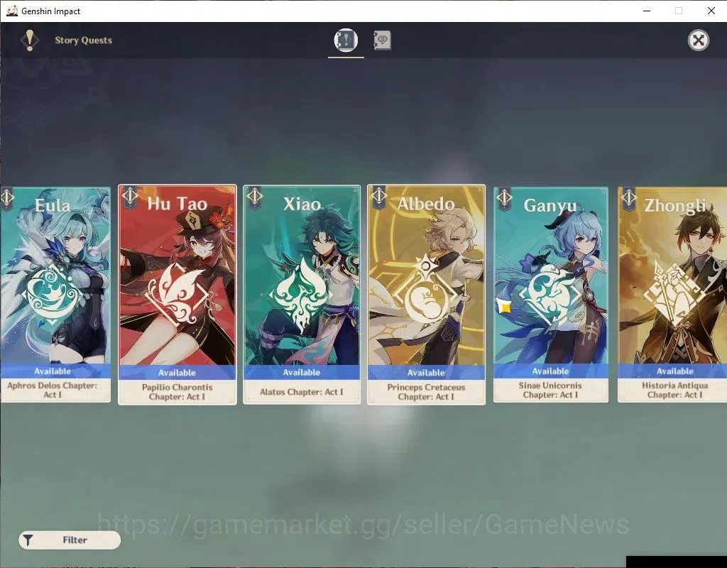 Genshin Impact Accounts Asia |AR 56|6 Limited+3(*5Wep)|Columbina,Skirk,Zib image 14