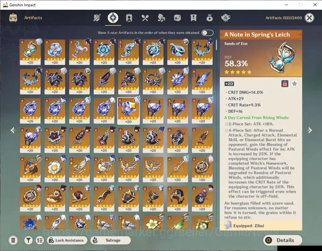 Genshin Impact Accounts Asia |AR 56|6 Limited+3(*5Wep)|Columbina,Skirk,Zib image 5