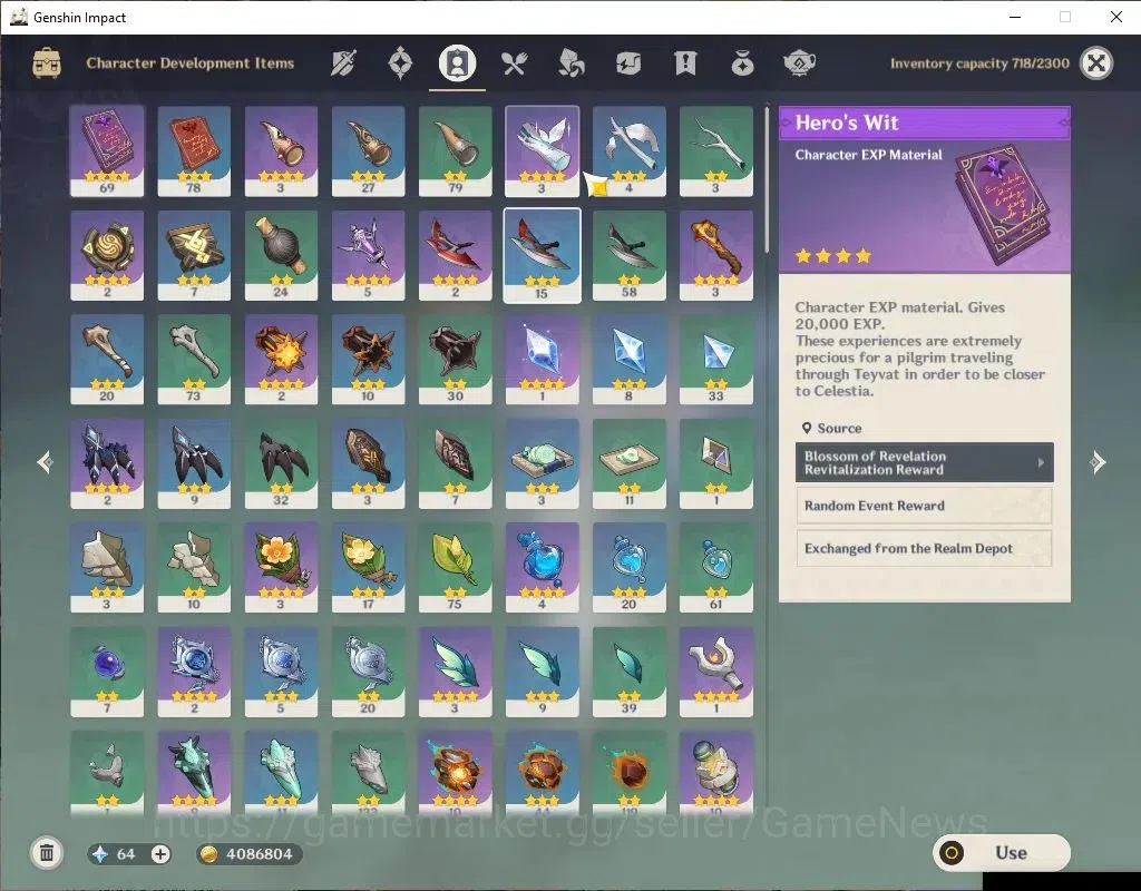 Genshin Impact Accounts Asia |AR 56|6 Limited+3(*5Wep)|Columbina,Skirk,Zib image 6