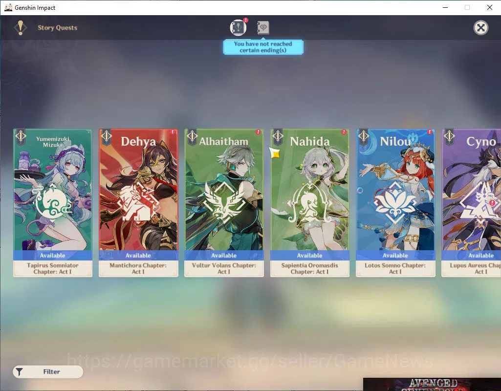 Genshin Impact Accounts Mid Game ASIA|AR 56|8 Limited +3(5*Weapon)|Xiao C1,Kazuha,Varesa,Arlecchino,Ganyu,Xianyun,Etc|MC 13