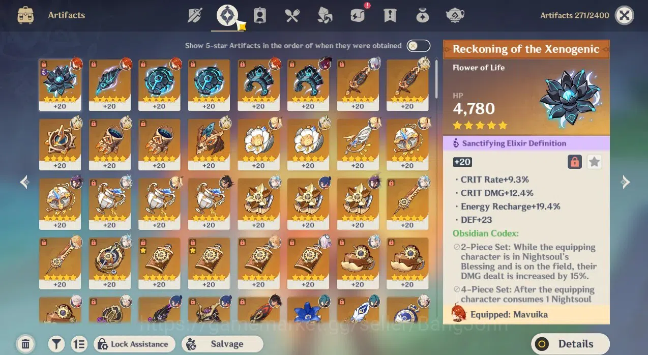 Genshin Impact Accounts ASIA | AR 57 | 8 limit+3(5*Wpn)|Mavuika,Xilonen,Ci image 4