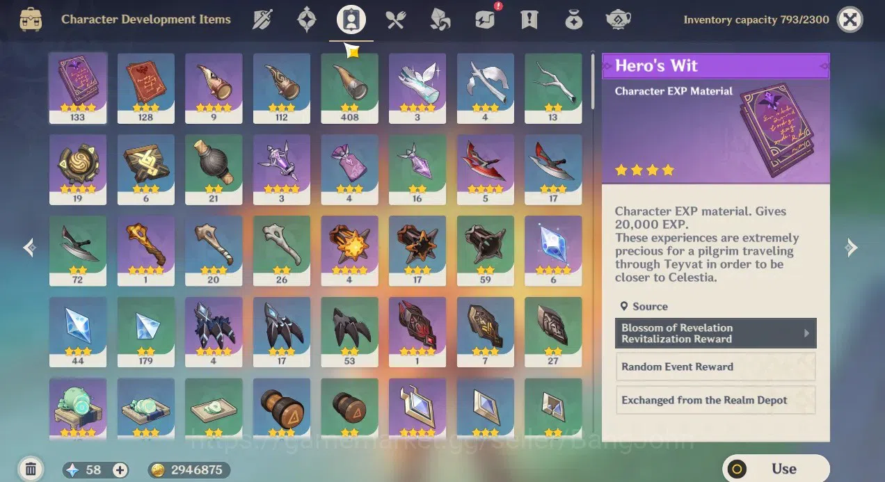 Genshin Impact Accounts ASIA | AR 57 | 8 limit+3(5*Wpn)|Mavuika,Xilonen,Ci image 5