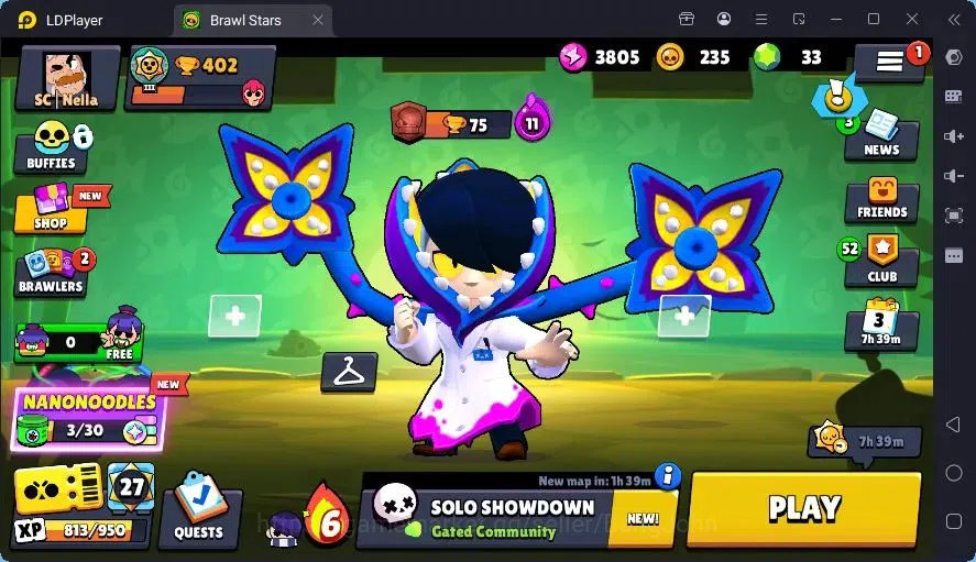 Brawl Stars Accounts Trophy 329|9 Brawler|1 Max Hypercharge (Edgar) 2 Lvl 11|1Mythic,2Epic Skin|Proteck Off| Check SS BRS375B 1