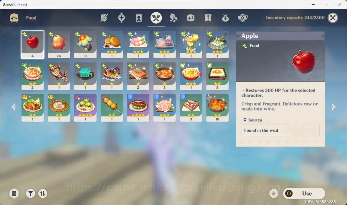 Genshin Impact Accounts ASIA | AR 37| Starter Skirk | MC Female|more detai image 8