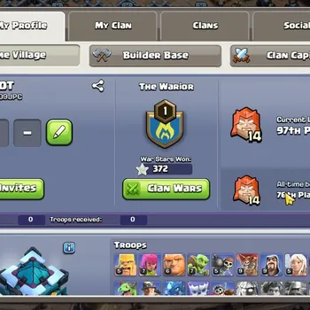 Clash of Clans Accounts High-End TH13-BH8|Lv.121|BK23,AQ42,MP27,GW24,RC10|BM12,BC15|3 legendary + 4 Gold Skins|325