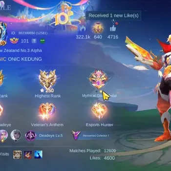 Mobile Legends: Bang Bang Accounts Others |Hero 133|Skin 287|Renowned|3 Prime(Claude,Granger,Yu Zhong)|3