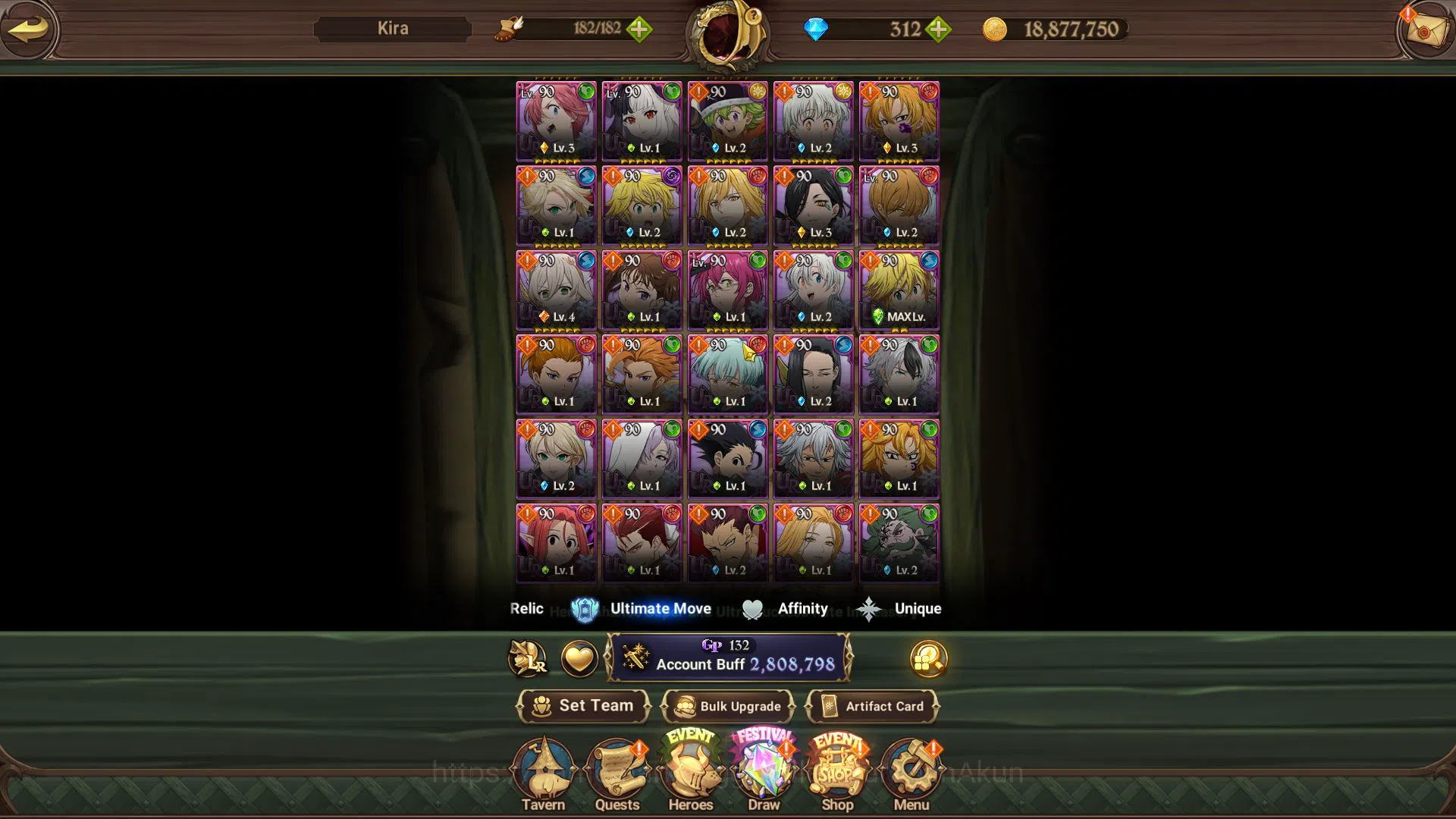 The Seven Deadly Sins: Grand Cross Accounts Asia | 2,8M CC |2 LR+11 UR+15 LS+312 Dm|Brunhild,E image 3