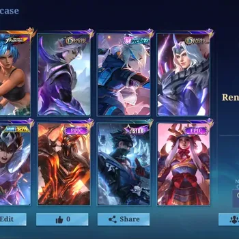 Mobile Legends: Bang Bang Accounts Others Global|241 Skin|Renowned|DragonTamer Ling Lancelot,MWorld Ling,Epic Moskov