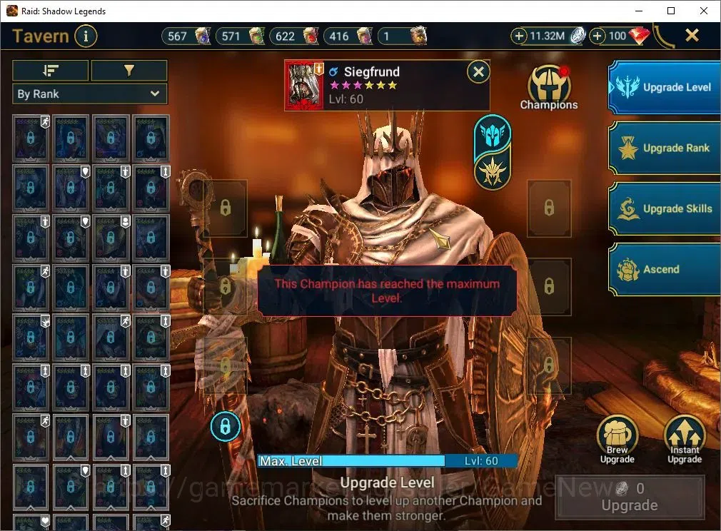 Raid: Shadow Legends Accounts Lv30 524K Power|1 Mytic(Siege Nephilim)+25 Legend( image 12