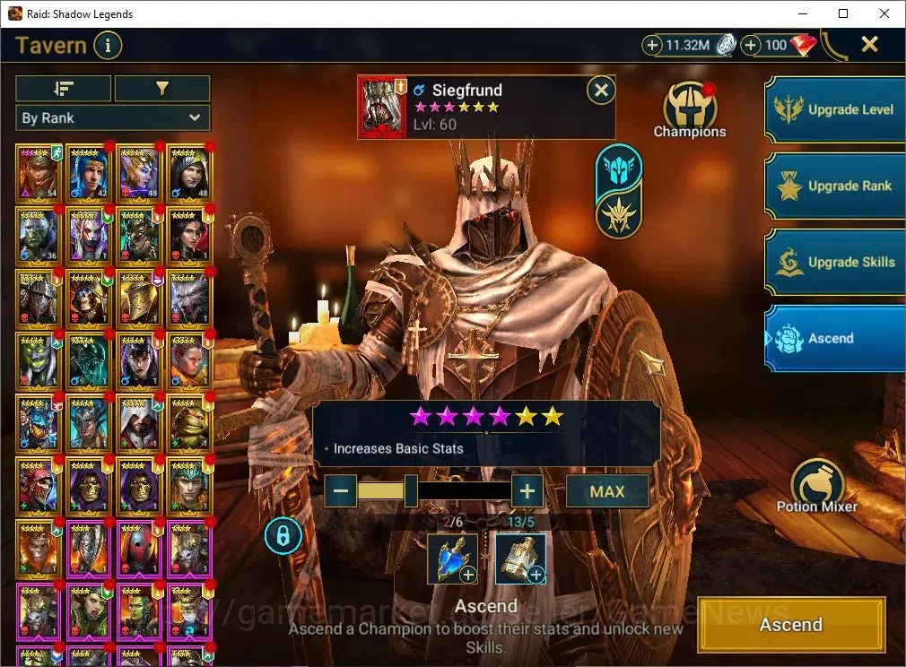 Raid: Shadow Legends Accounts Lv30 524K Power|1 Mytic(Siege Nephilim)+25 Legend( image 15