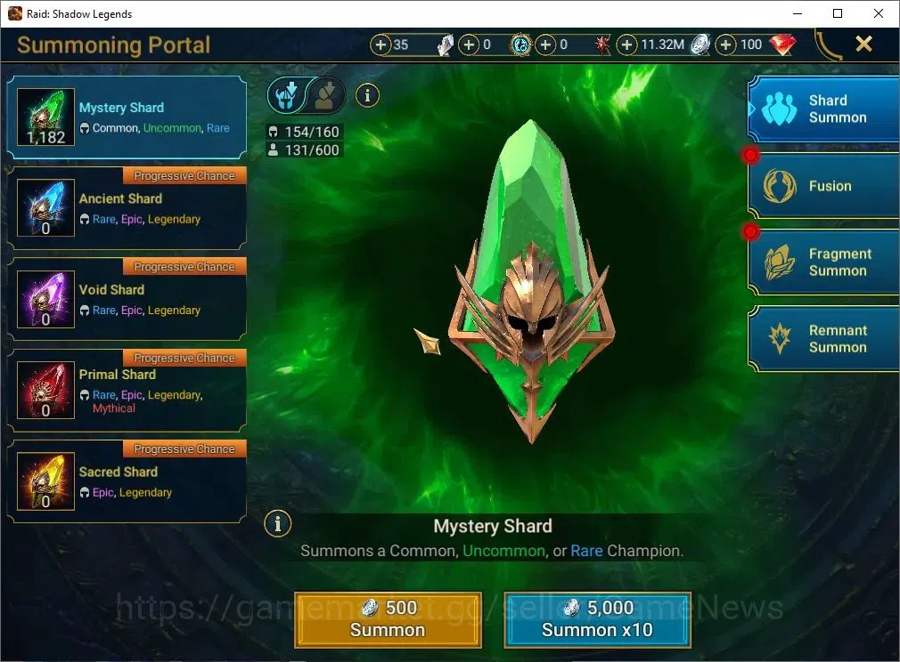 Raid: Shadow Legends Accounts Lv30 524K Power|1 Mytic(Siege Nephilim)+25 Legend( image 17
