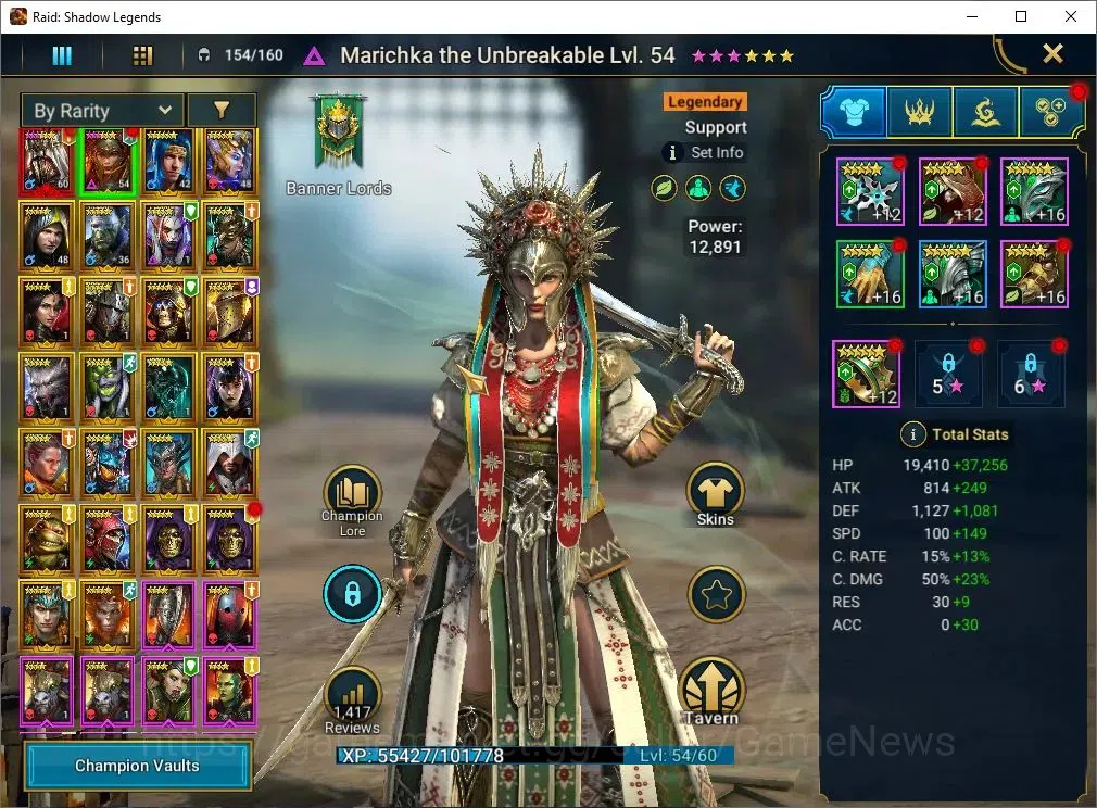 Raid: Shadow Legends Accounts Lv30 524K Power|1 Mytic(Siege Nephilim)+25 Legend( image 4