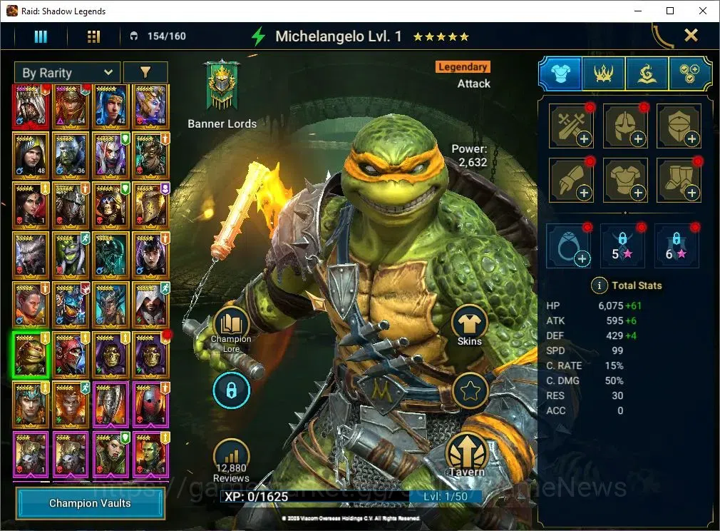 Raid: Shadow Legends Accounts Lv30 524K Power|1 Mytic(Siege Nephilim)+25 Legend( image 6
