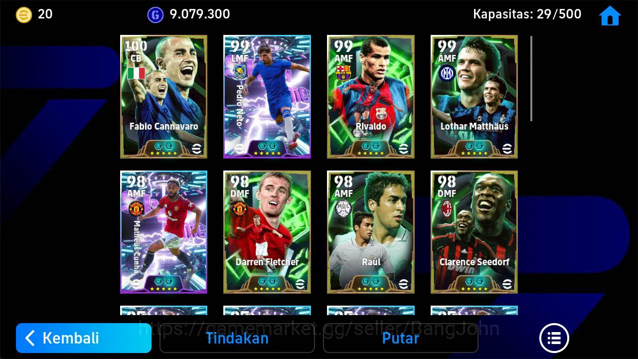 eFootball Accounts Power 3210,pedroneto show,rivaldo epic,matthaus ep image 4