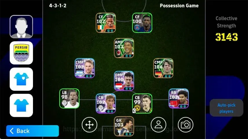 eFootball Accounts Mobile|PW 3143|Lothar Matthäus Epic,Eden Hazard Ep image 1