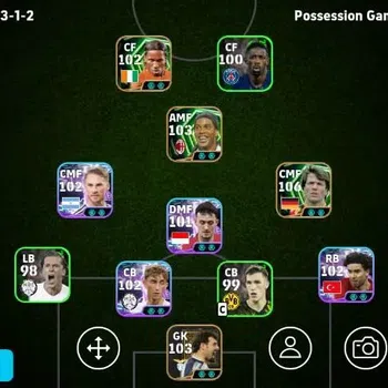 eFootball Legends & Iconic Players Mobile|PW 3143|Lothar Matthäus Epic,Eden Hazard Ep image 1