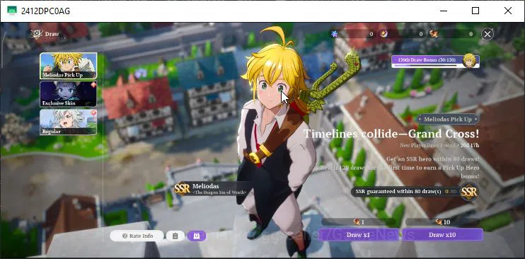 The Seven Deadly Sins: Origin Accounts [SEA] Lv 2 Fresh Starter| 2 SSR | Meliodas, Guila  image 6
