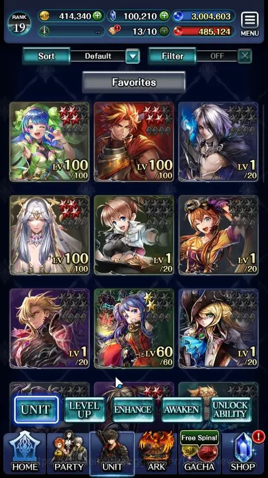 Last Cloudia Accounts Endgame GLOBAL|Rank 19|100k Crystal|Collab BraveFrontier(G Tilith,FG Vargas)+(A Roland,G 1