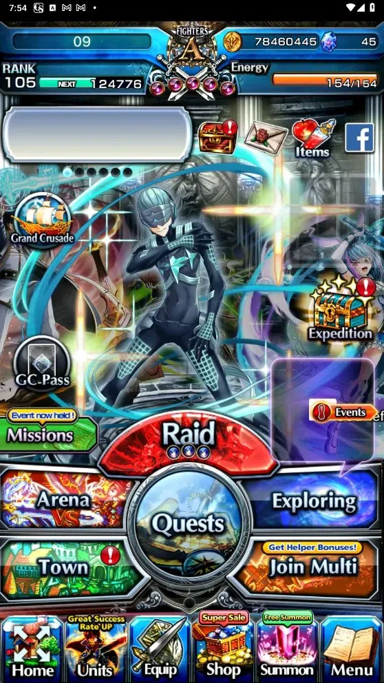 Grand Summoners Accounts Global|11 Ascend| Houka Inumuta TW (+1 Crest), Oni image 1