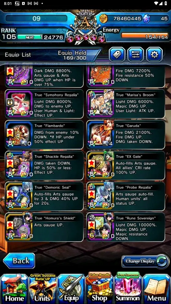 Grand Summoners Accounts Global|11 Ascend| Houka Inumuta TW (+1 Crest), Oni image 10