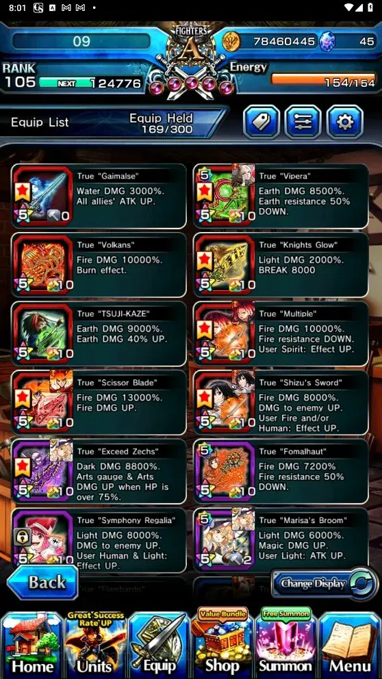 Grand Summoners Accounts Global|11 Ascend| Houka Inumuta TW (+1 Crest), Oni image 9