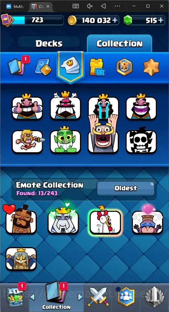 Clash Royale Accounts Mobile |CL 723|KTL 11|Trophy 5415|80 Cards|1 Hero| image 12