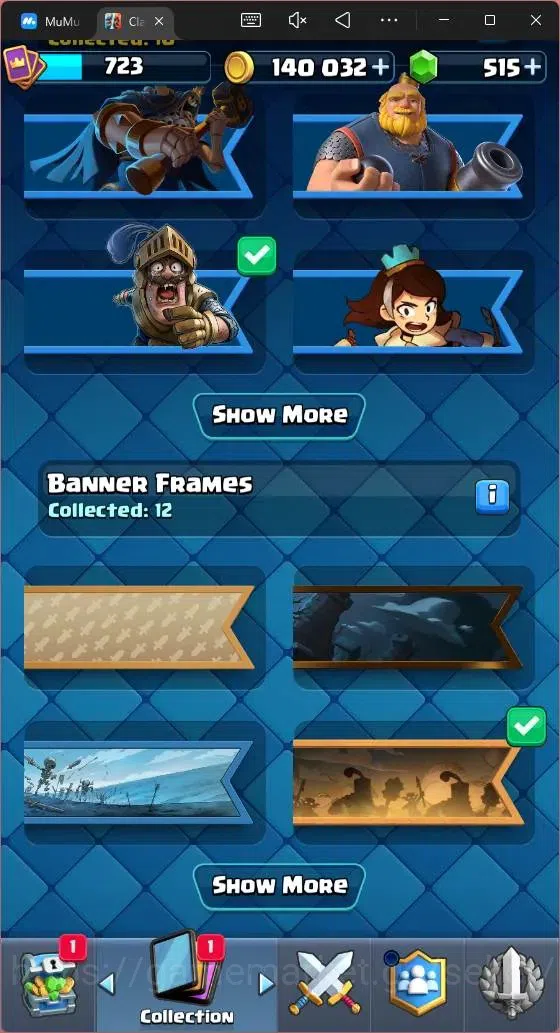 Clash Royale Accounts Mobile |CL 723|KTL 11|Trophy 5415|80 Cards|1 Hero| image 14