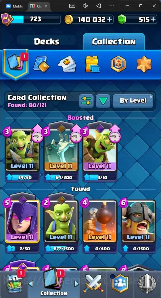 Clash Royale Accounts Mobile |CL 723|KTL 11|Trophy 5415|80 Cards|1 Hero| image 7