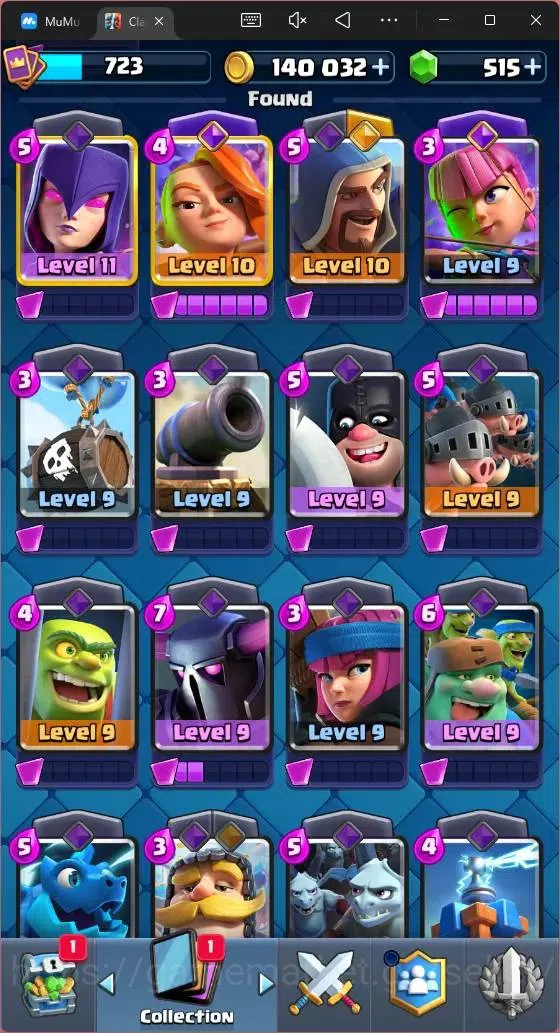 Clash Royale Accounts Mobile |CL 723|KTL 11|Trophy 5415|80 Cards|1 Hero| image 8