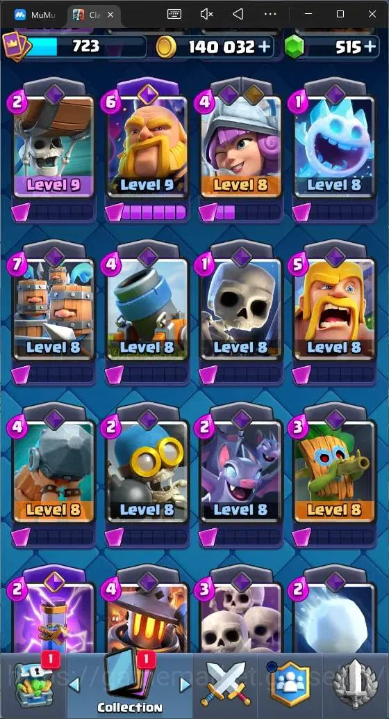 Clash Royale Accounts Mobile |CL 723|KTL 11|Trophy 5415|80 Cards|1 Hero| image 9
