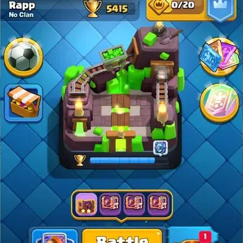 Clash Royale Others Mobile |CL 723|KTL 11|Trophy 5415|80 Cards|1 Hero| image 1